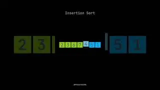 Insertion Sort | #shorts