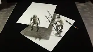 😯Incredible Drawing this is Impossible ... 3D Trick Art on Paper - VamosART