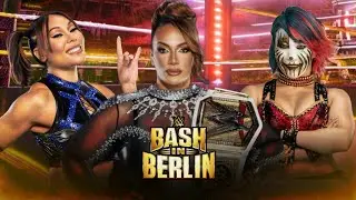 Nia Jax vs Michin vs Asuka Women's Championship Full Match WWE Bash In Berlin 2024 Highlights