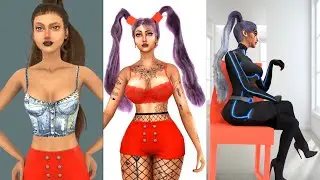 HOW TO RENDER SIMS4 TIKTOK ANIMATIONS WITH HAIR PHYSICS IN BLENDER