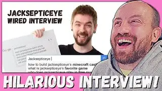 HILARIOUS INTERVIEW! Jacksepticeye Answers the Web's Most Searched Questions | WIRED (REACTION!)