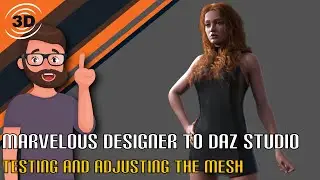 2.Marvelous Designer to DAZ Studio Mesh Test