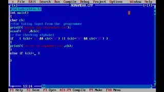 program for checking whether a character is alphabet,digit or special character in c.