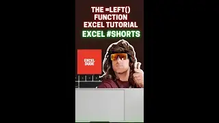 The Left Formula in Microsoft Excel Tutorial beginners #Shorts Youtube