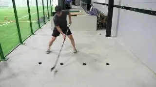 Off-Ice Stick Handling Drill - Around The World