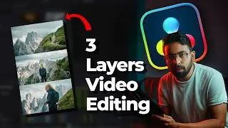 The Easiest Way to 3 Layer Video Editing in Davinci Resolve | 3 Layer Video Editing