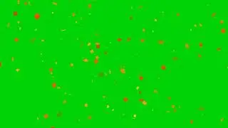 Green screen particles animation, Happy particles  effet