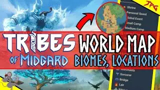 TRIBES OF MIDGARD - Now on Xbox/Switch - World Map, Biomes, Locations, Weather Protection!