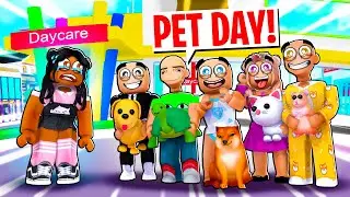 DAYCARE PET DAY! | Roblox | Brookhaven 🏡RP