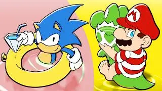 Mario and Sonic Summer Time with LOKMAN for 10 Hours