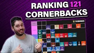 I Ranked 121 NFL Cornerbacks Into Tiers