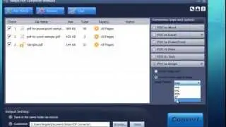 how to convert PDF to Microsoft Word Excel PowerPoint Text Html and images
