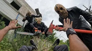 PARKOUR VS LEATHER FACE 3!