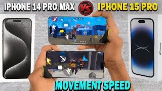 iPhone 15 Pro Vs iPhone 14 Pro Max | God of Sensitivity😱 Gaming Comparison Free Fire 2024