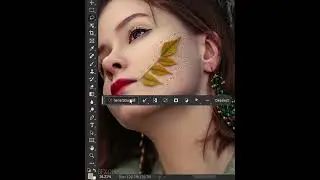 How to remove leaf from face using generative fill in photoshop beta 2023