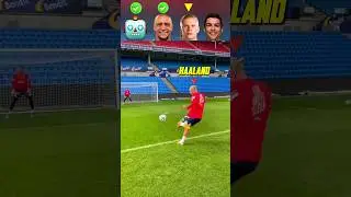 Roberto Carlos vs Haaland vs Cristiano Ronaldo - Powerful shot challenge💪