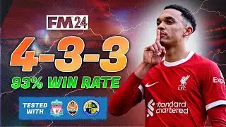 93% WIN RATE 4-3-3 FM24 TACTIC