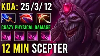 How to Play Mid Dazzle Like a Pro in 7.38 Meta with 12 Minute Scepter & Crazy Physical Damage Dota 2