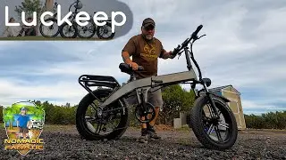 First Ebike With Theft Deterrent Remote Start ~ Luckeep X1 ~ Folding Compact Fat Tire