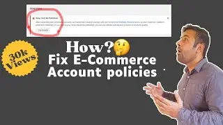 How To Fix Facebook Shop: Your Ecommerce Account Doesn't Comply with our policies