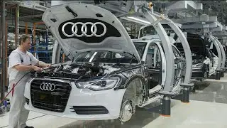 AUDI Car 🚘 1st electric-tron GT Production plant in germany 2021.