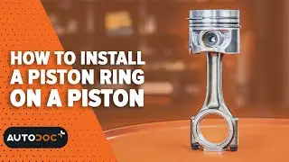 How to install a piston ring on a piston | #autodoc #carhack