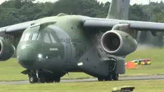 Brazilian Air Force Força Aérea Brasileira Embraer C-390 Millennium display at Farnborough Airshow24