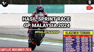 Hasil Motogp Hari ini~Hasil Sprint Race Gp Malaysia 2024~Klasemen Motogp 2024 Terbaru~Jadwal Motogp