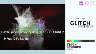 Glitch Spider particle system - TOUCHDESIGNER Tutorial