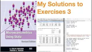 Microeconometrics using Stata: Solutions to Exercises 3