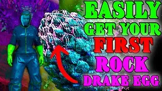 First ROCK DRAKE EGG Walk Through!! How To Easily Get Your First Rock Drake Egg on Aberration in ASA