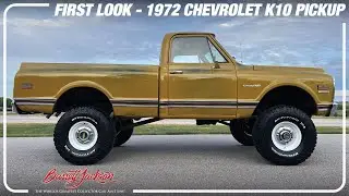 FIRST LOOK - 1972 Chevrolet K10 Pickup - BARRETT-JACKSON 2022 HOUSTON AUCTION