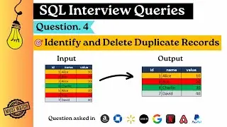 SQL Interview Questions & Answers | Part-4