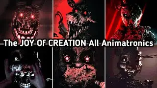 The Joy Of Creation Demo All Animatronic Jumpscares + All Scary Fnaf Jumpscare ( 4K60FPS )