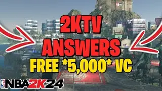 FREE 5,000 VC 🤯 (2KTV ANSWERS) | NBA 2K24