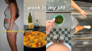 WEEK IN MY LIFE | IVF bills, new recipes, crumbl review, nursery updates *24 weeks pregnant*