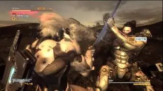 33 Metal Gear Rising: Revengance Hard Walkthrough HD PS3 (R06 - Badlands Showdown) Sam Boss