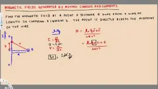 Physics - Magnetic Field Generated by Moving Charges and Currents - Example - 4