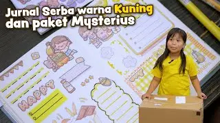 Dekorasi Jurnal Tema Kuning dan Paket Misterius dari King JJ 