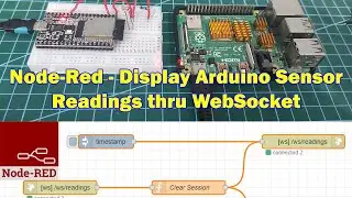 Node-Red - Display Arduino Sensor Readings thru WebSocket