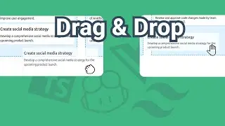 Drag and Drop API in Vue 3 | Typescript Tailwind CSS