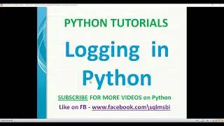 python tutorials | Logging in Python | python logging techniques