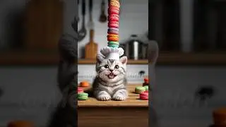 macarons 😻 #cat #cute #kitten #funny #catlover #kitty