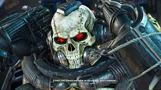 Space Marine 2 - Chaplain Remove His Helmet And Reveals His Identity Scene 4K 2024