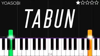 YOASOBI - Tabun (Probably) たぶん | EASY Piano Tutorial