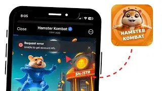 iPhone: How To FIX Request Error Unable to get account info in Hamster Kombat
