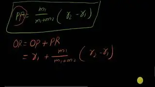 the coordinate of line segment divided into ratio m1 and m2 with example chapter 6 Q5