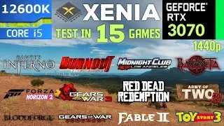 Xenia Emulator Test In 15 Games 2K | RTX 3070 + i5 12600K