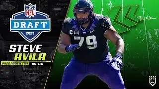 TCU Steve Avila is a BRICK WALL why the #Cowboys should draft him (Film Study)