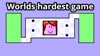 Roblox worlds hardest game…